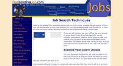 Desktop Screenshot of findanotherjob.com
